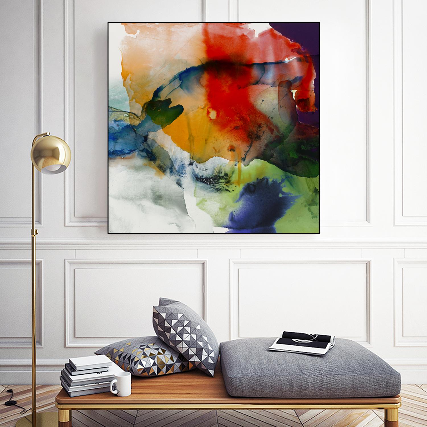 Vibrant Terrain I by Sisa Jasper on GIANT ART - abstract