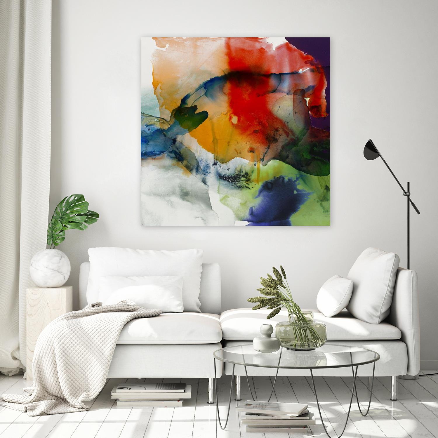 Vibrant Terrain I by Sisa Jasper on GIANT ART - abstract