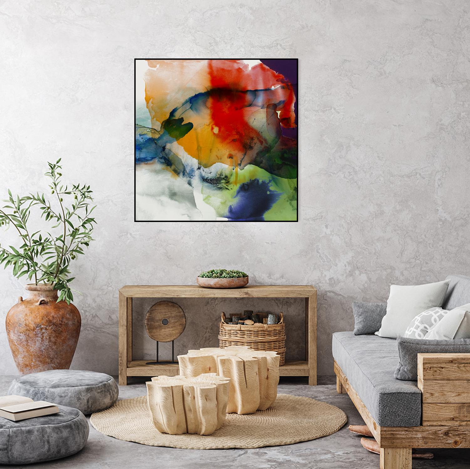 Vibrant Terrain I by Sisa Jasper on GIANT ART - abstract