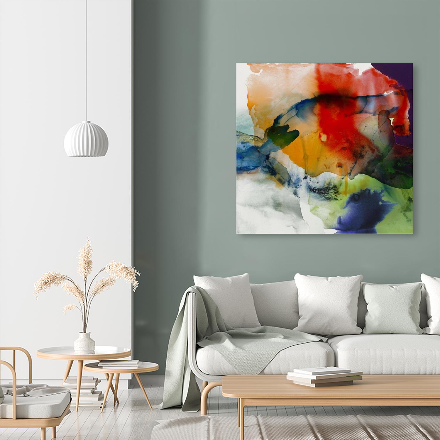 Vibrant Terrain I by Sisa Jasper on GIANT ART - abstract