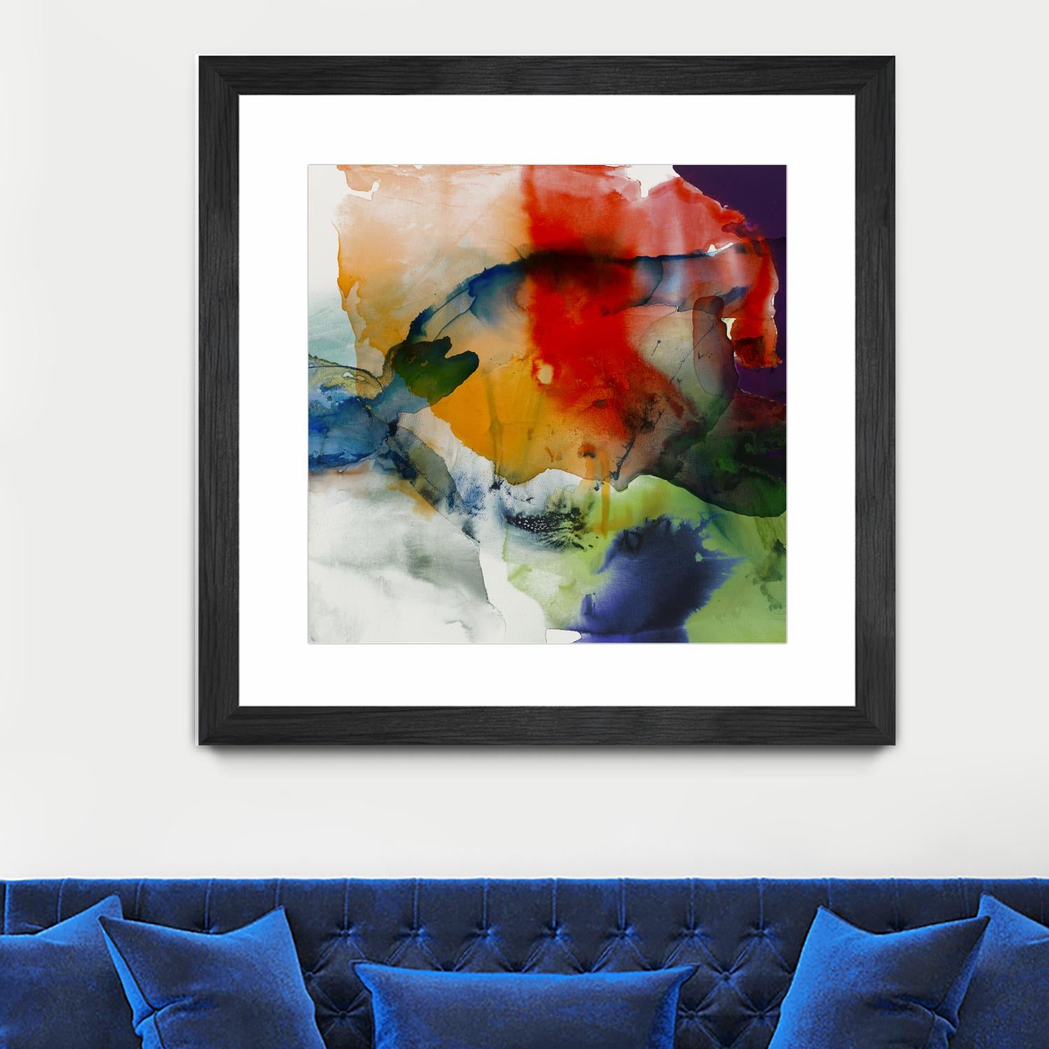 Vibrant Terrain I by Sisa Jasper on GIANT ART - abstract