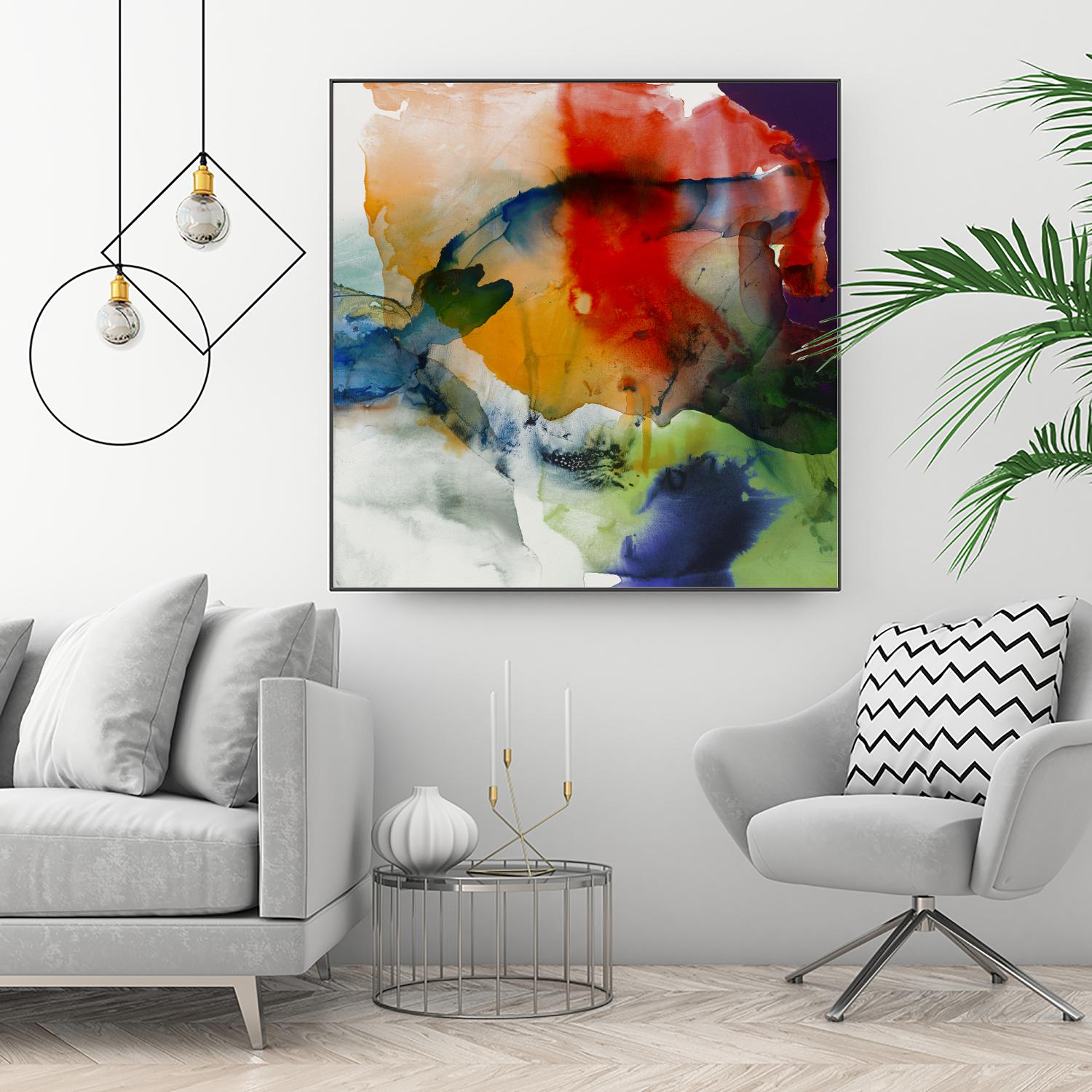 Vibrant Terrain I by Sisa Jasper on GIANT ART - abstract