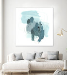 Aqua Stellar I by June Erica Vess on GIANT ART - blue abstract