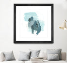 Aqua Stellar I by June Erica Vess on GIANT ART - blue abstract