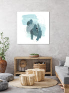 Aqua Stellar I by June Erica Vess on GIANT ART - blue abstract