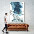 Bella Indigo II by June Erica Vess on GIANT ART - blue abstract