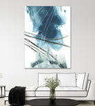 Bella Indigo II by June Erica Vess on GIANT ART - blue abstract
