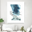 Bella Indigo II by June Erica Vess on GIANT ART - blue abstract