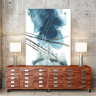 Bella Indigo II by June Erica Vess on GIANT ART - blue abstract