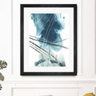 Bella Indigo II by June Erica Vess on GIANT ART - blue abstract