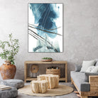 Bella Indigo II by June Erica Vess on GIANT ART - blue abstract