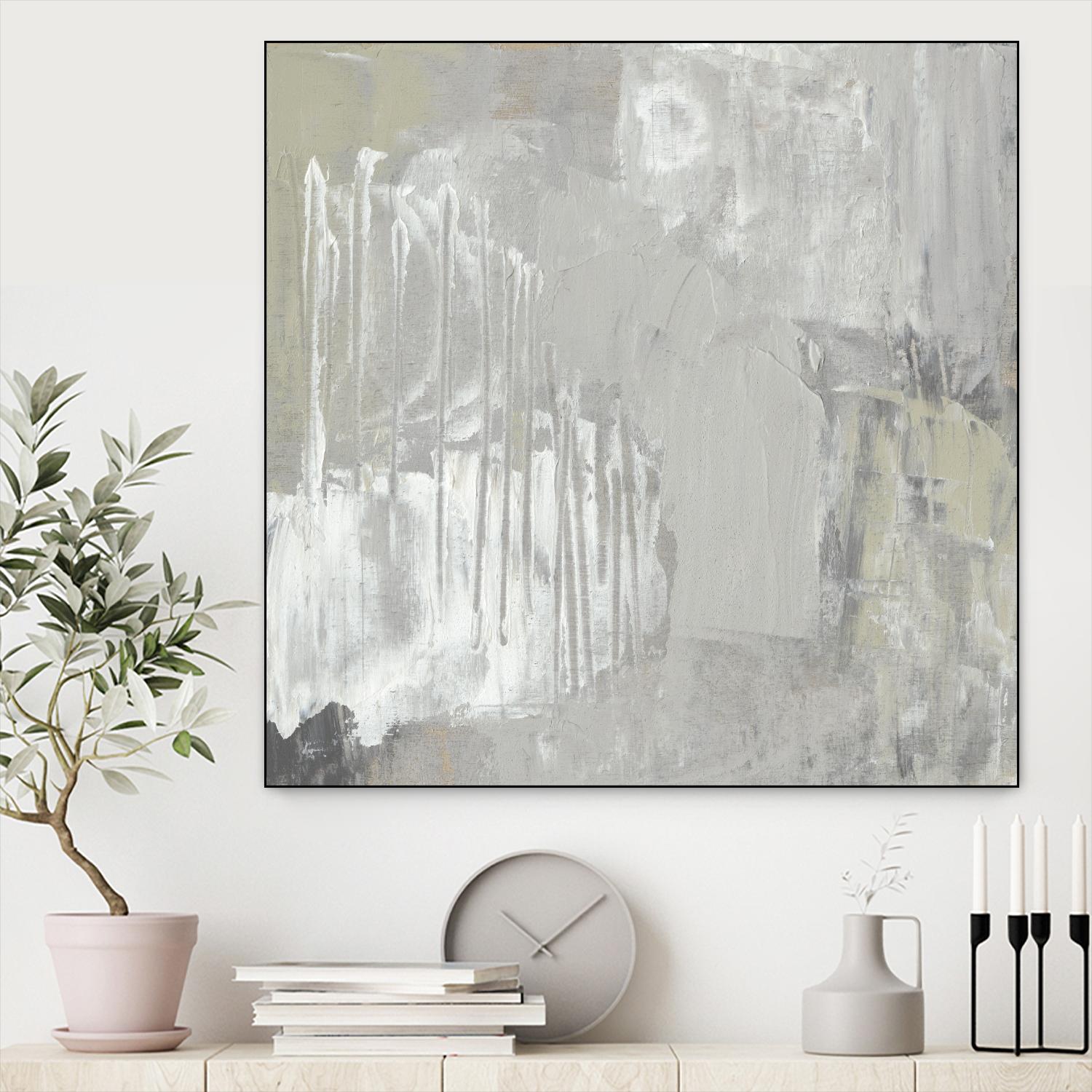 Neutral Composition I by Jennifer Goldberger on GIANT ART - abstract