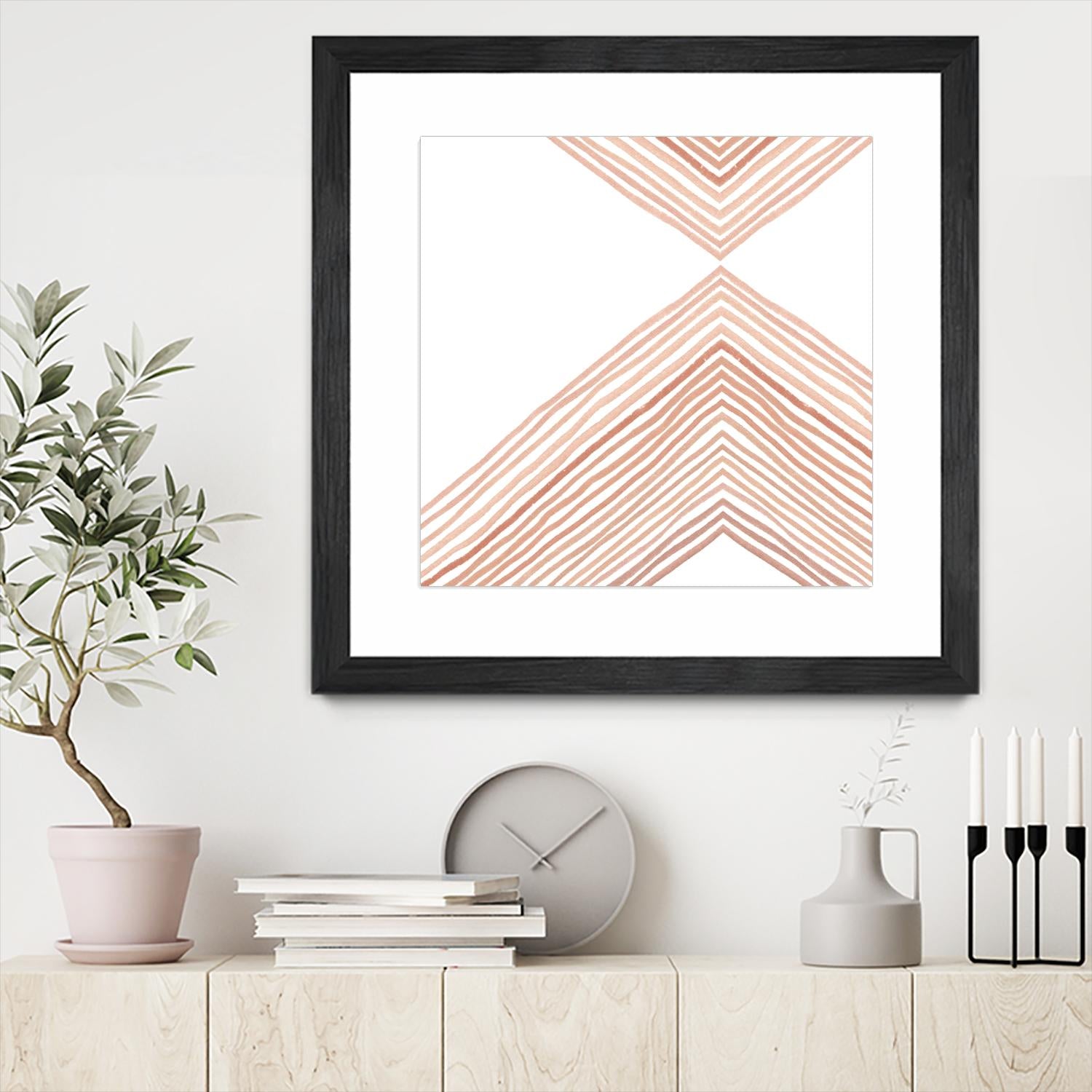 Pink Apogee II by Emma Scarvey on GIANT ART - pink & purple abstract