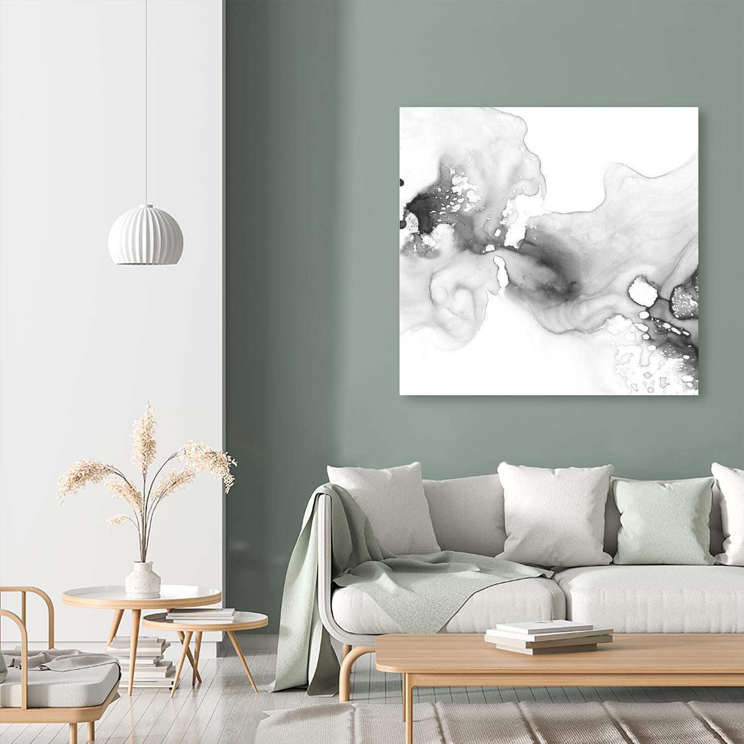 Smoke & Water I by Ethan Harper on GIANT ART - neutral abstract