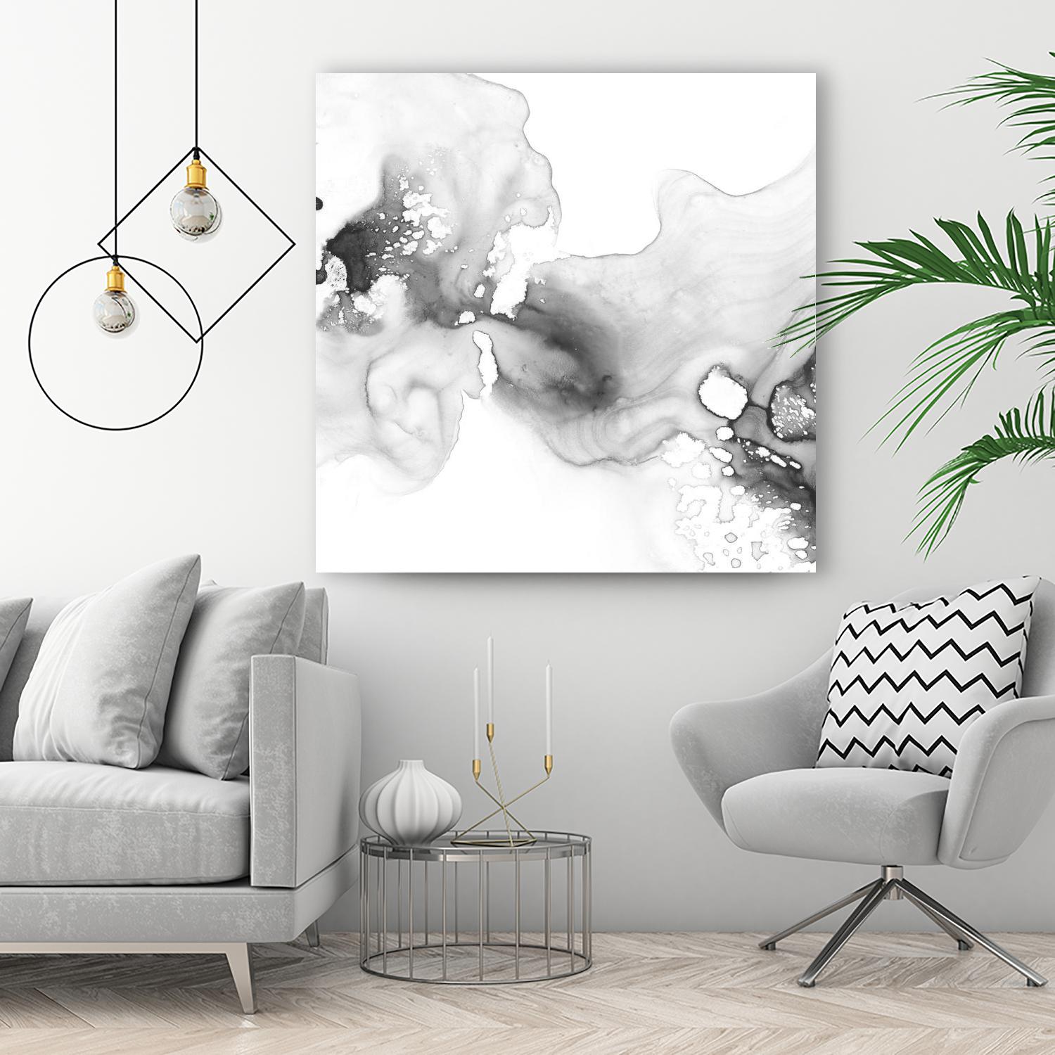 Smoke & Water I by Ethan Harper on GIANT ART - neutral abstract