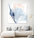 Indigo & Blush II by Ethan Harper on GIANT ART - pastels abstract