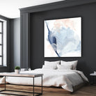 Indigo & Blush II by Ethan Harper on GIANT ART - pastels abstract