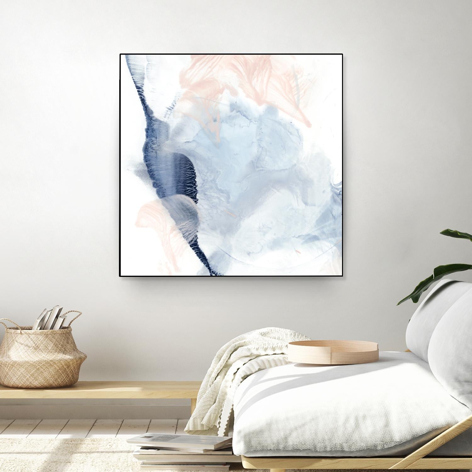 Indigo & Blush II by Ethan Harper on GIANT ART - pastels abstract