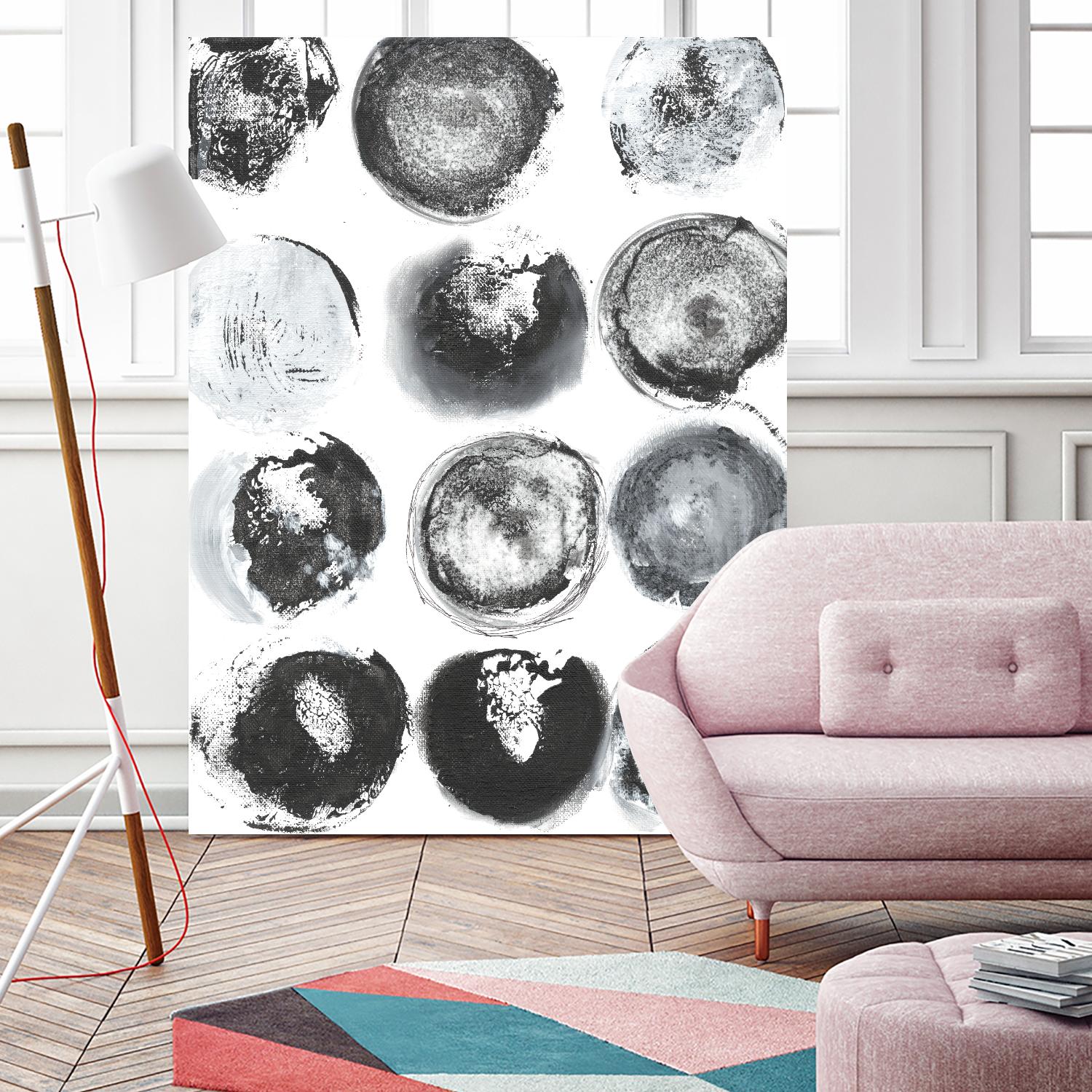 B&W Imprint II by Jodi Fuchs on GIANT ART - neutral abstract