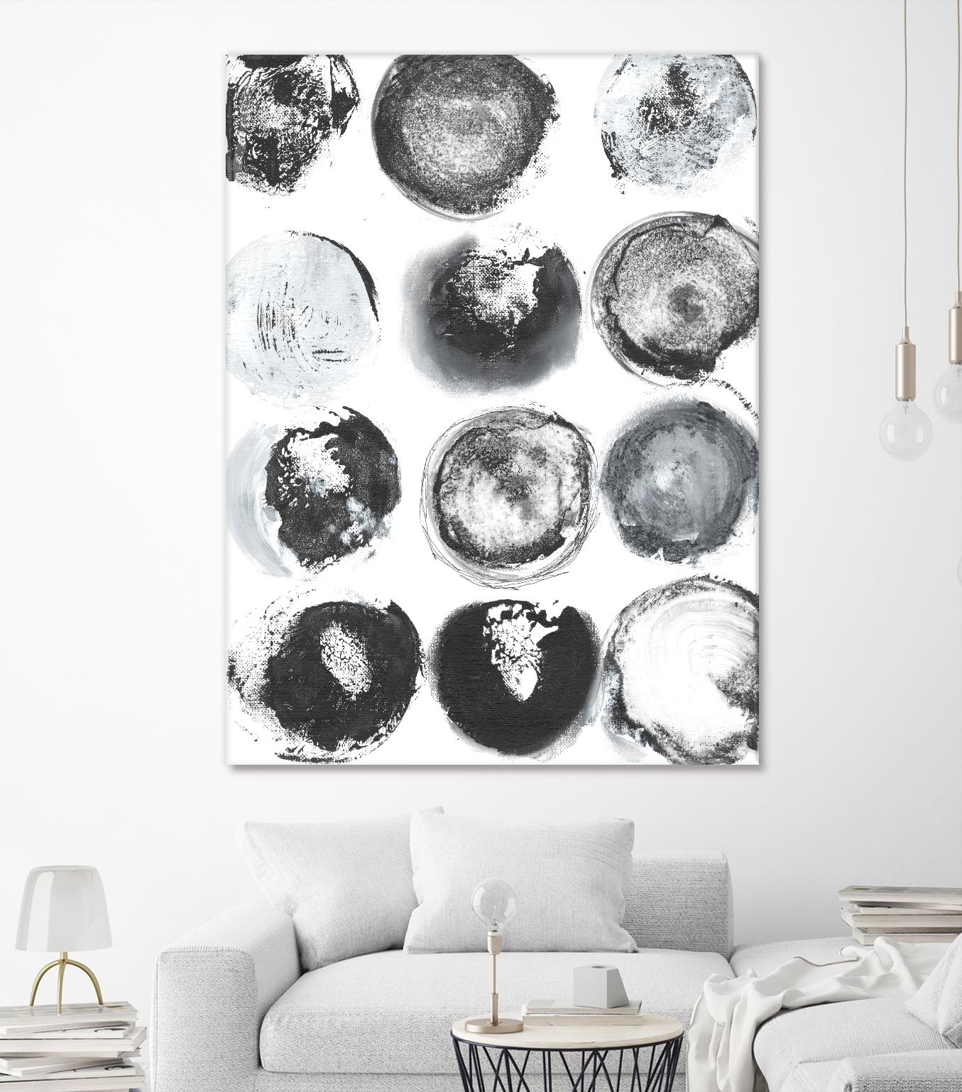 B&W Imprint II by Jodi Fuchs on GIANT ART - neutral abstract