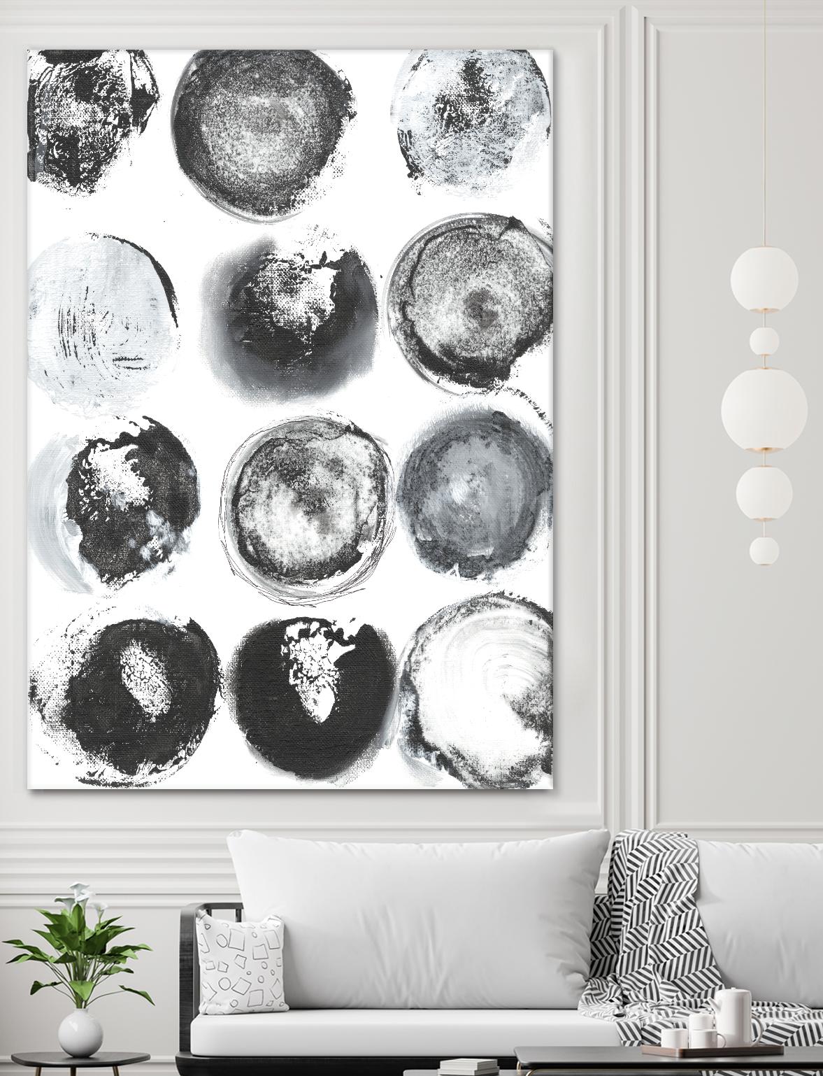 B&W Imprint II by Jodi Fuchs on GIANT ART - neutral abstract