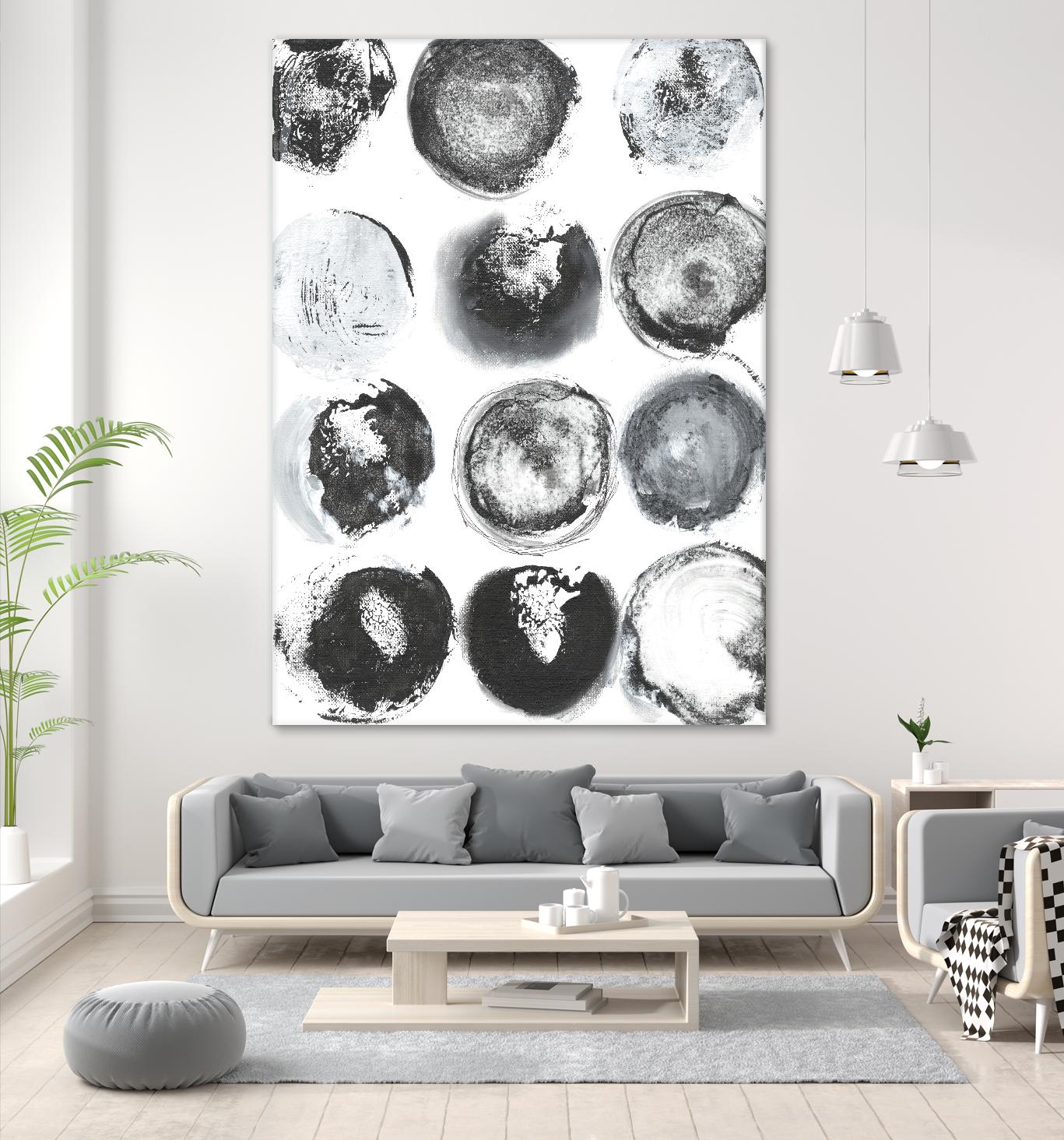 B&W Imprint II by Jodi Fuchs on GIANT ART - neutral abstract