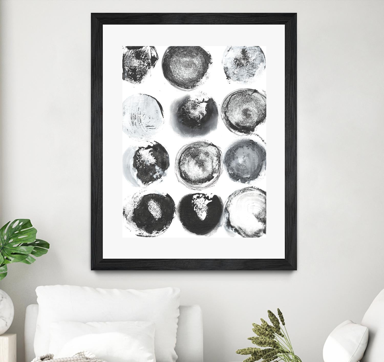 B&W Imprint II by Jodi Fuchs on GIANT ART - neutral abstract