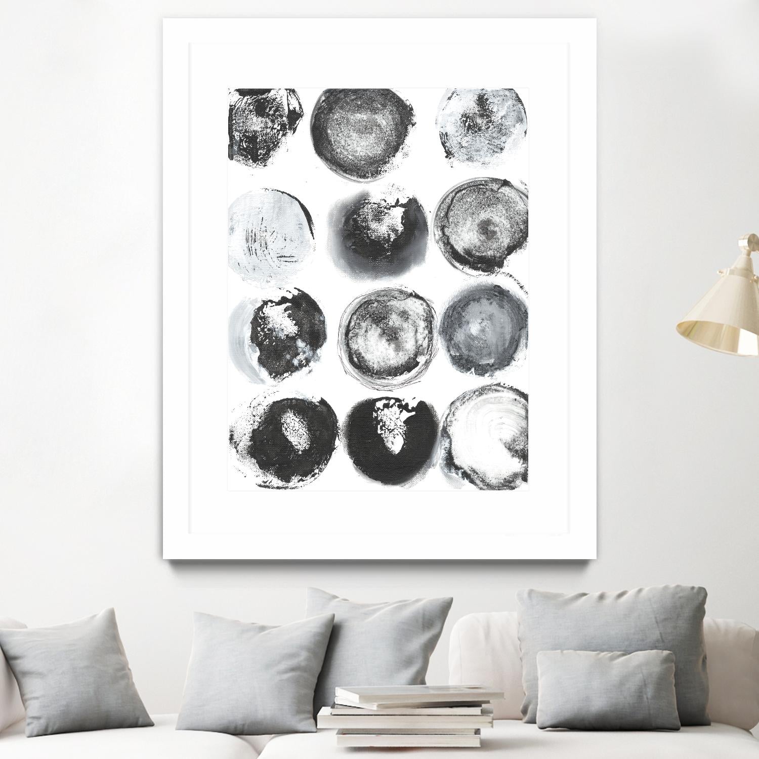 B&W Imprint II by Jodi Fuchs on GIANT ART - neutral abstract
