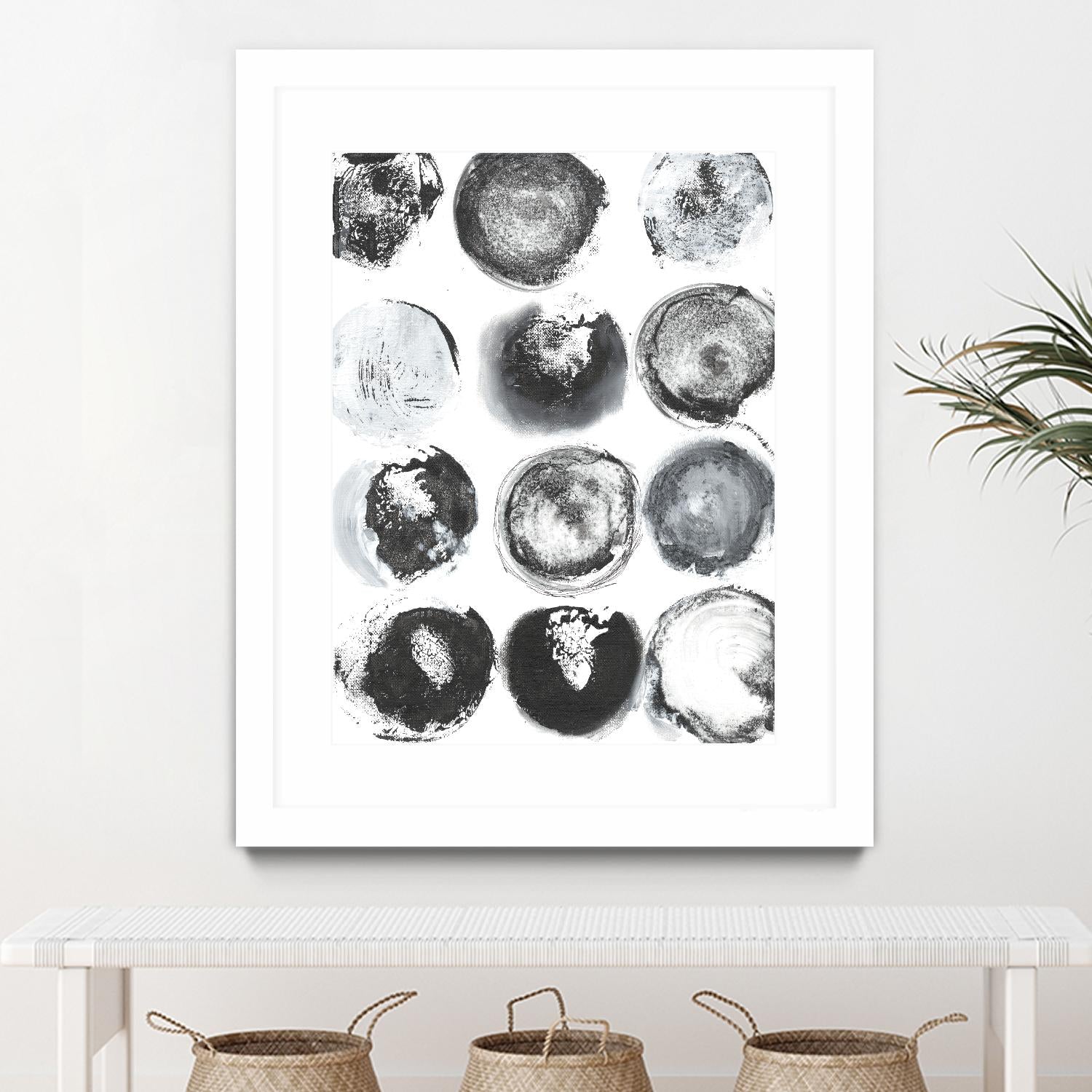 B&W Imprint II by Jodi Fuchs on GIANT ART - neutral abstract