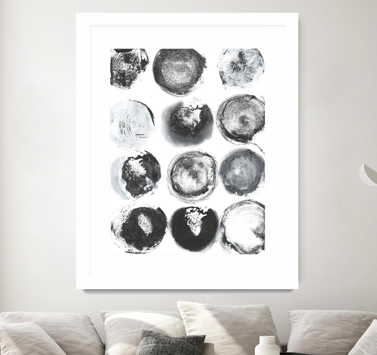 B&W Imprint II by Jodi Fuchs on GIANT ART - neutral abstract