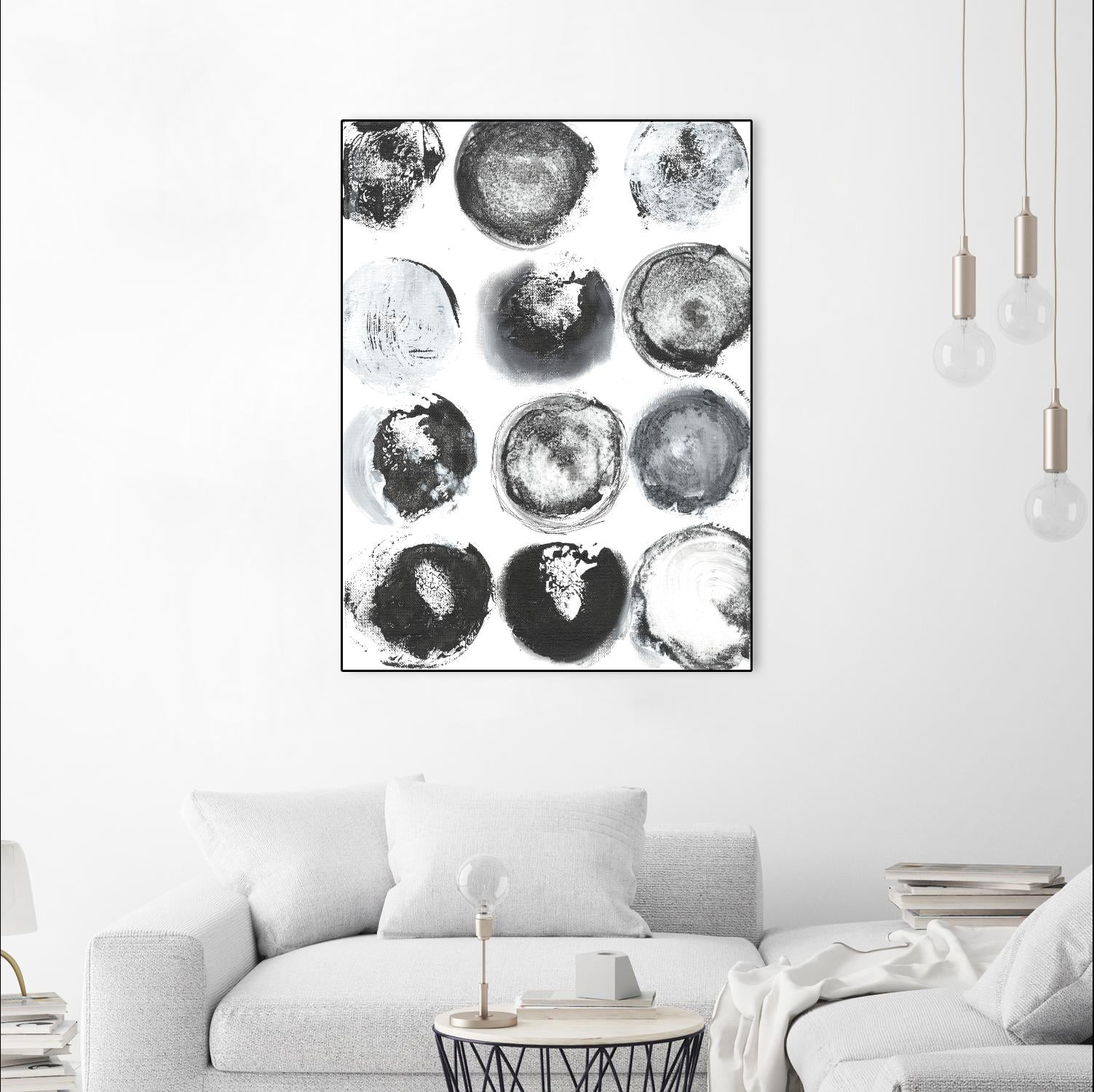 B&W Imprint II by Jodi Fuchs on GIANT ART - neutral abstract