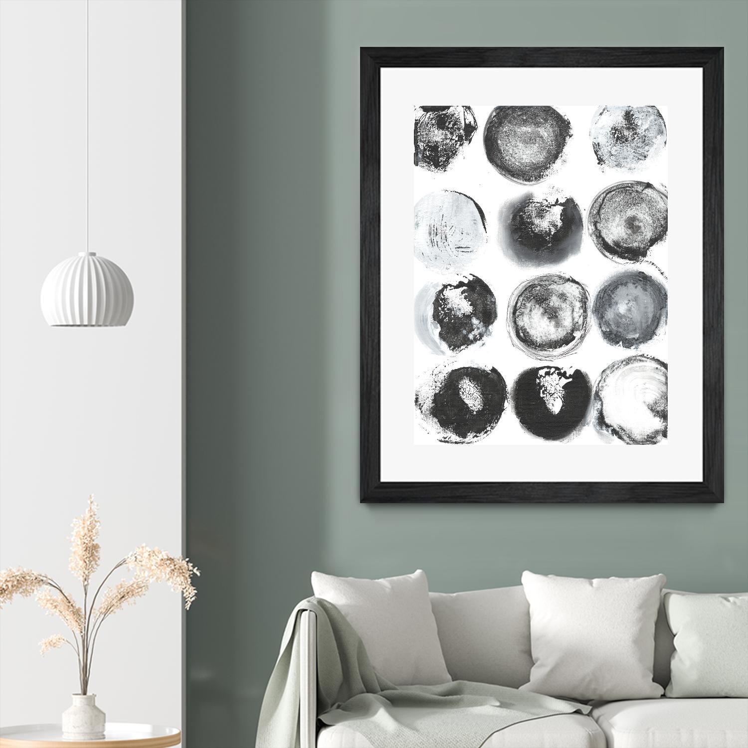 B&W Imprint II by Jodi Fuchs on GIANT ART - neutral abstract