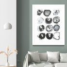 B&W Imprint II by Jodi Fuchs on GIANT ART - neutral abstract