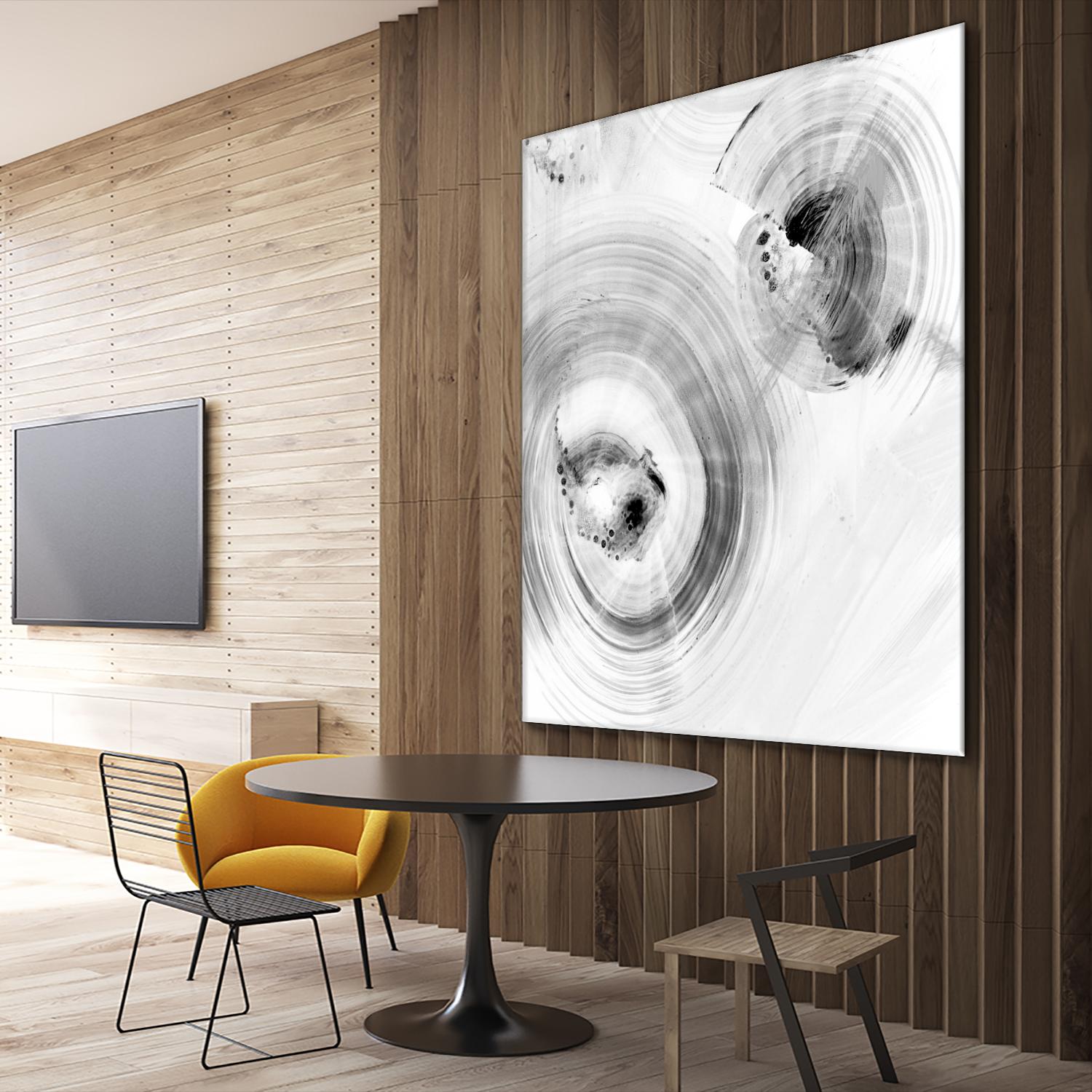 Reverse Ripple Effect I by Ethan Harper on GIANT ART - neutral abstract