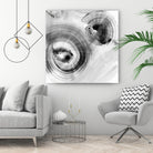 Reverse Ripple Effect I by Ethan Harper on GIANT ART - neutral abstract