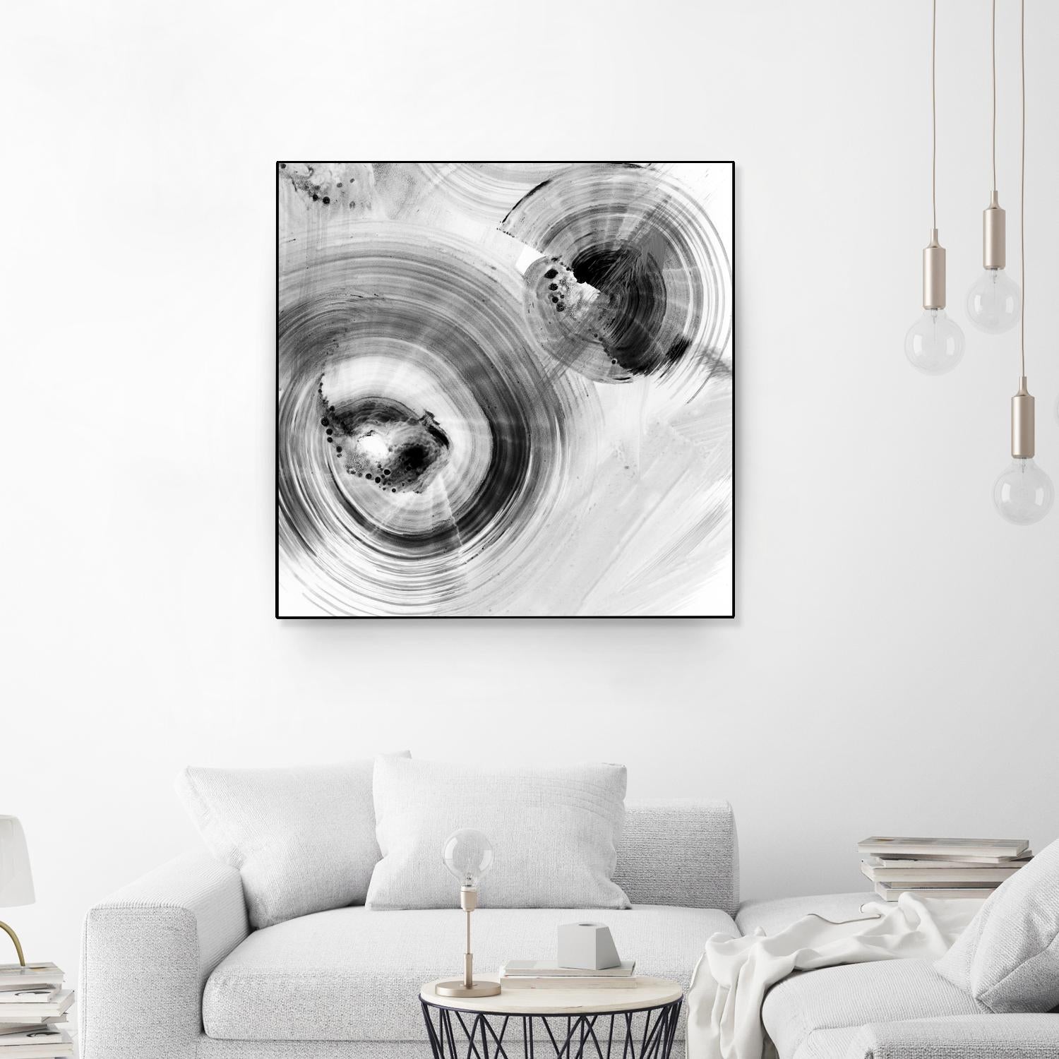 Reverse Ripple Effect I by Ethan Harper on GIANT ART - neutral abstract