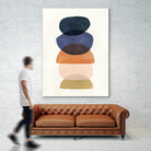 Mod Pods I by Victoria Borges on GIANT ART - blue abstract