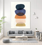 Mod Pods I by Victoria Borges on GIANT ART - blue abstract