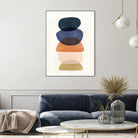 Mod Pods I by Victoria Borges on GIANT ART - blue abstract