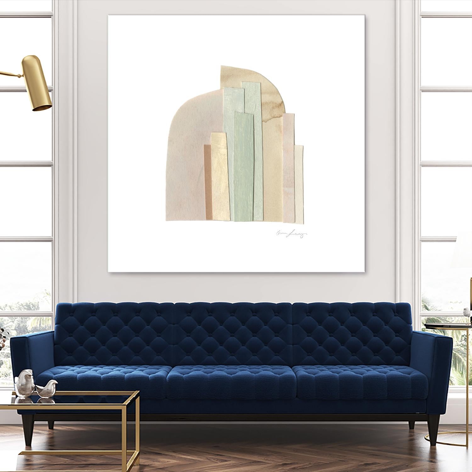 Flourescel I by Emma Scarvey on GIANT ART - pastels abstract