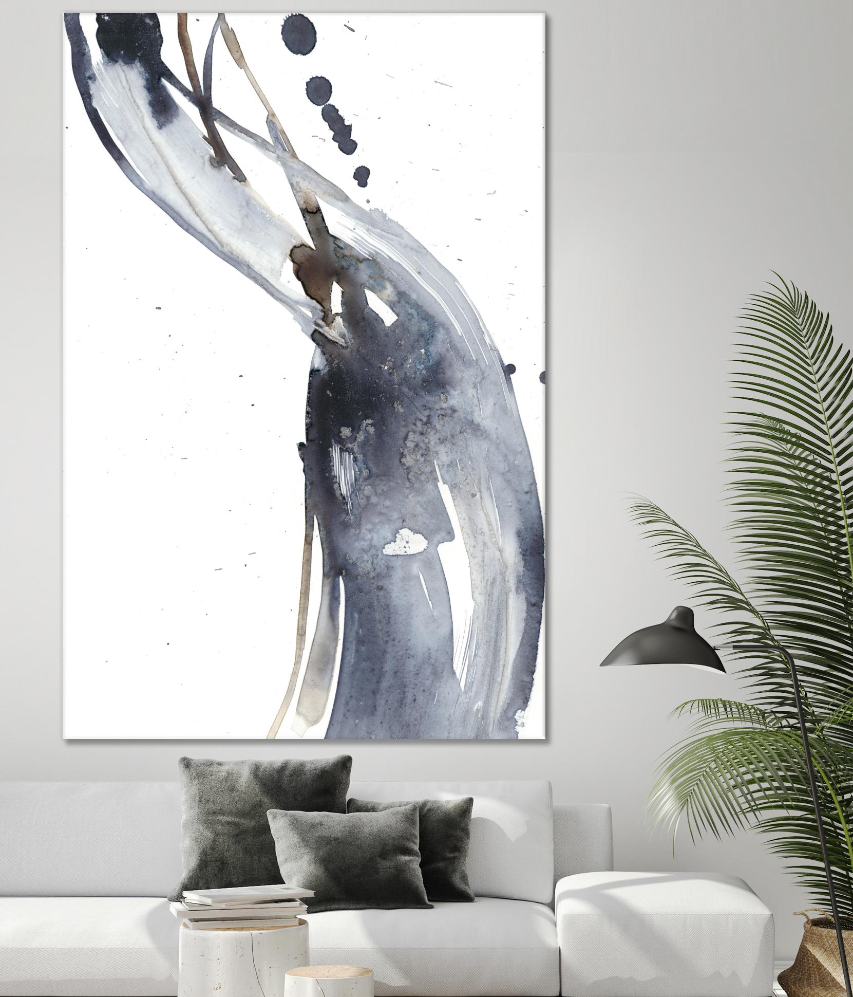 Paynes Twist I by Jennifer Goldberger on GIANT ART - neutral abstract