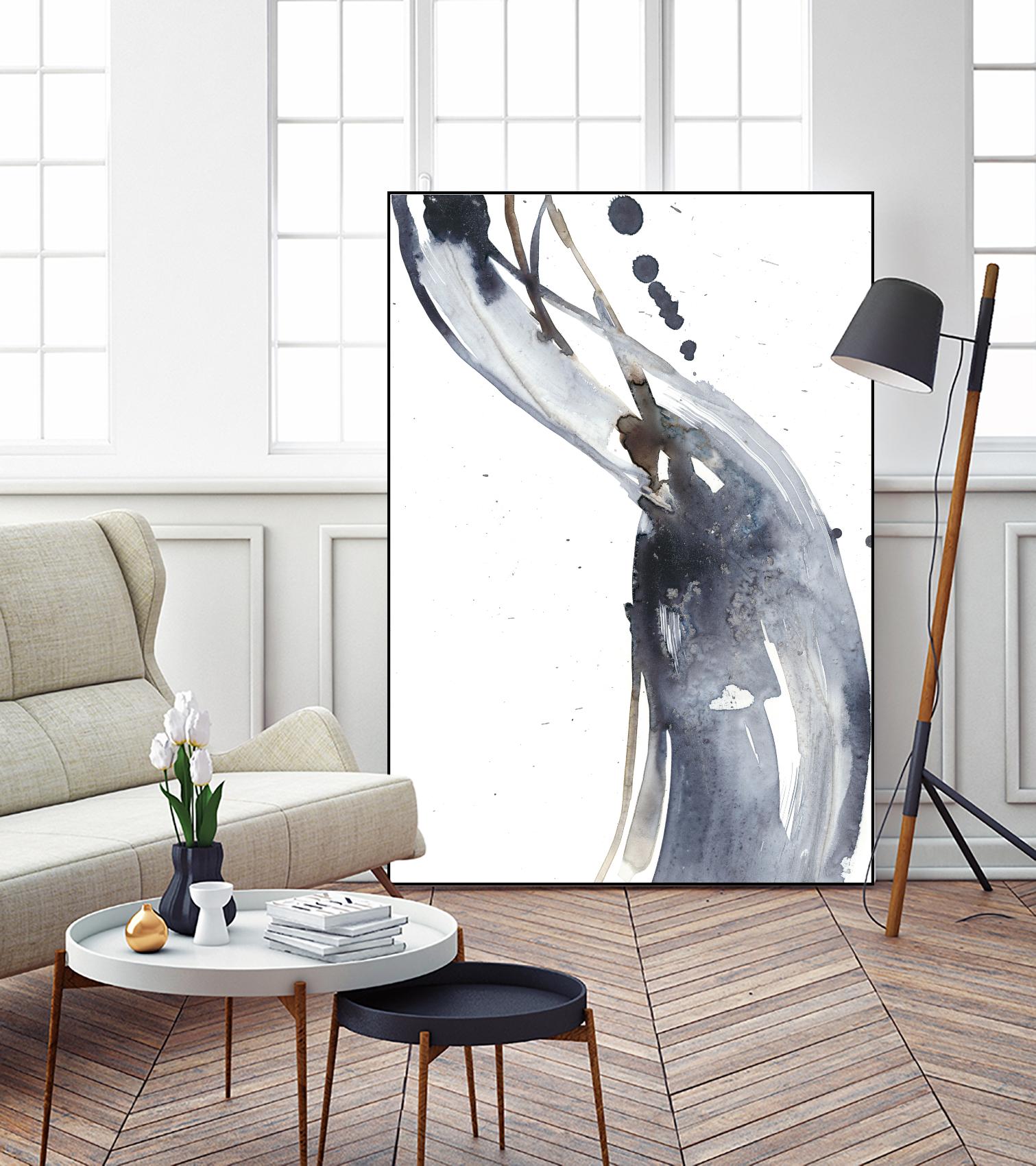 Paynes Twist I by Jennifer Goldberger on GIANT ART - neutral abstract