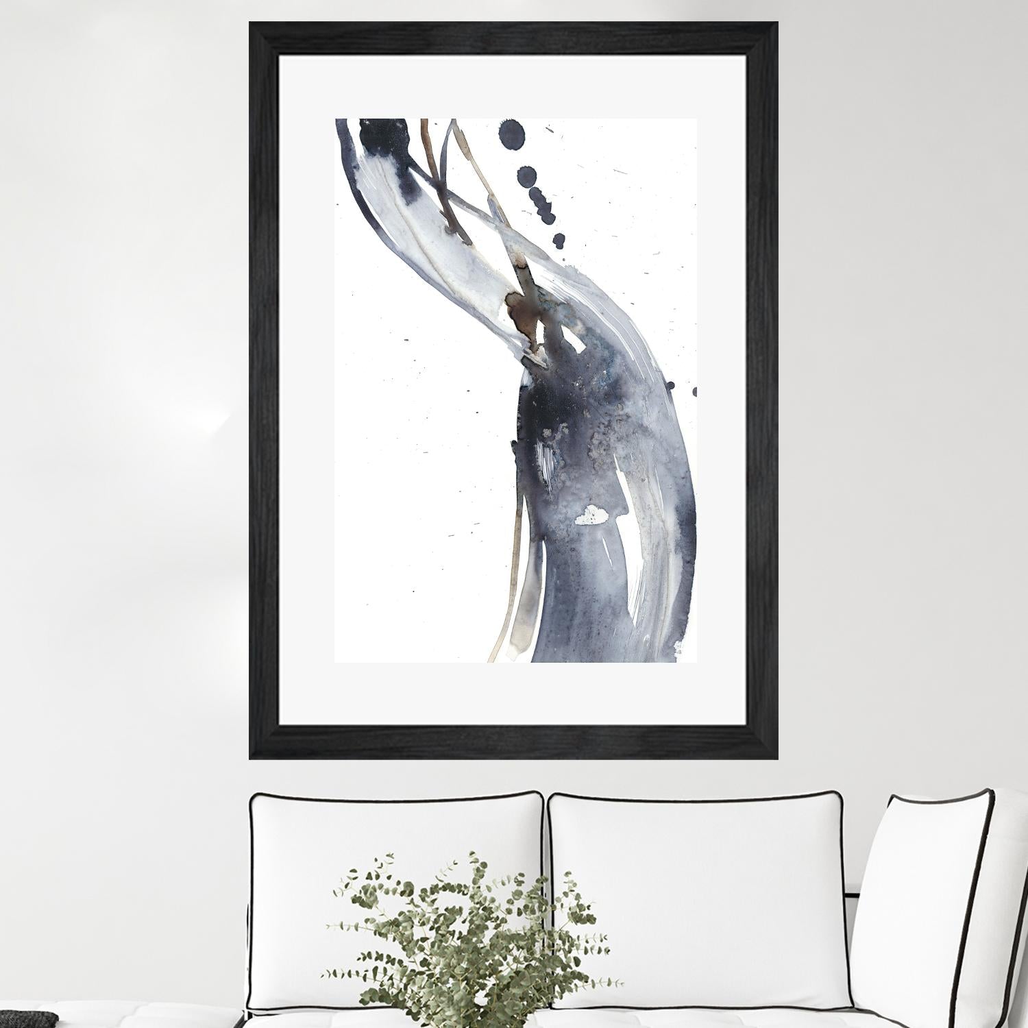 Paynes Twist I by Jennifer Goldberger on GIANT ART - neutral abstract