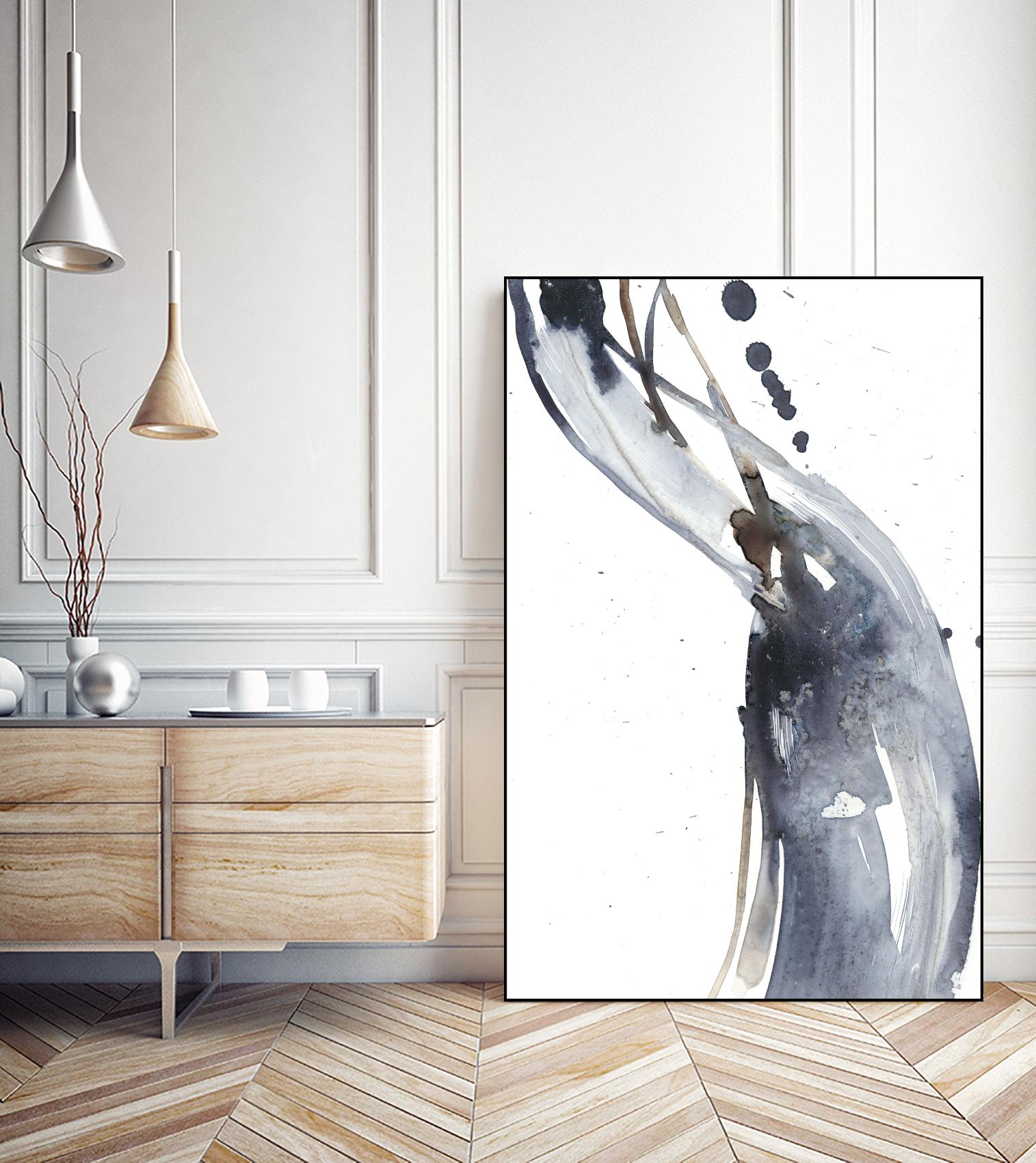 Paynes Twist I by Jennifer Goldberger on GIANT ART - neutral abstract