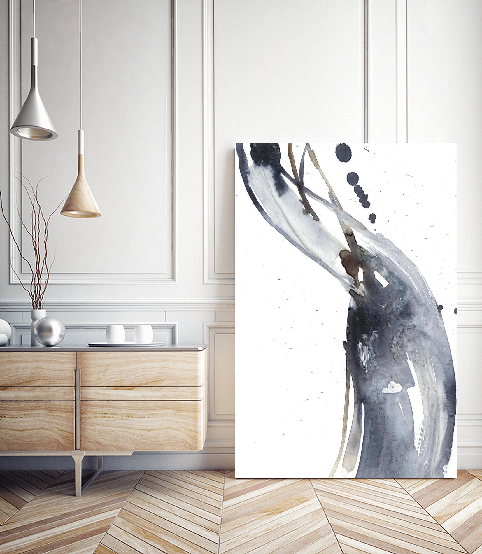 Paynes Twist I by Jennifer Goldberger on GIANT ART - neutral abstract