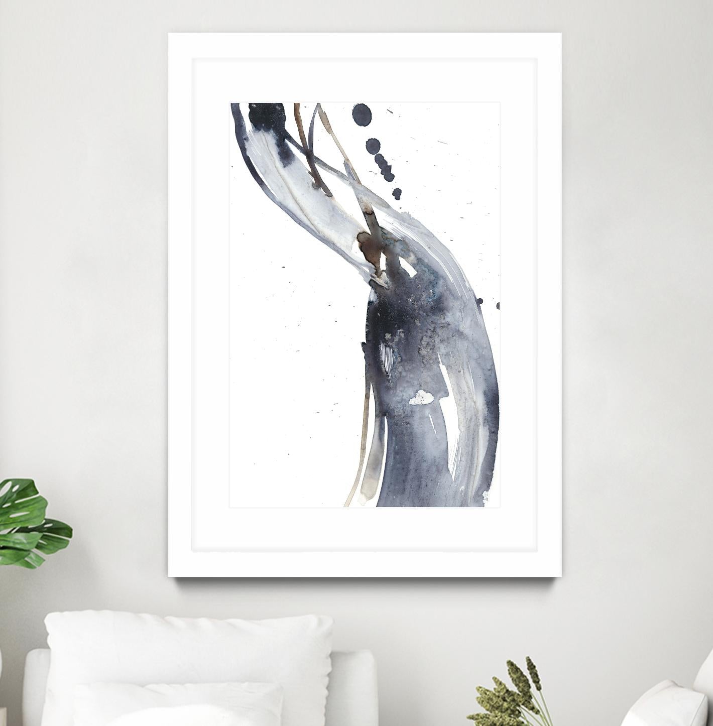 Paynes Twist I by Jennifer Goldberger on GIANT ART - neutral abstract