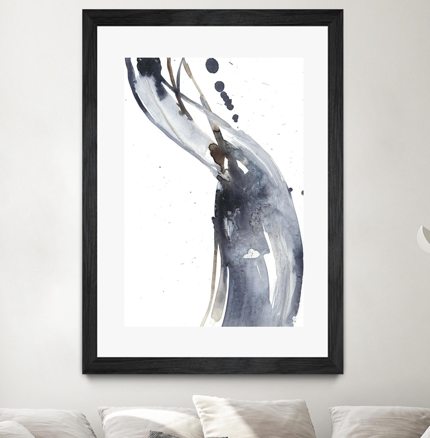 Paynes Twist I by Jennifer Goldberger on GIANT ART - neutral abstract