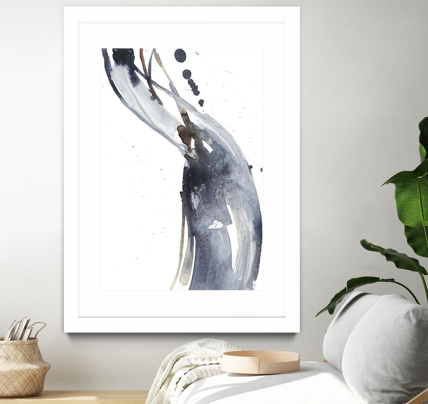 Paynes Twist I by Jennifer Goldberger on GIANT ART - neutral abstract