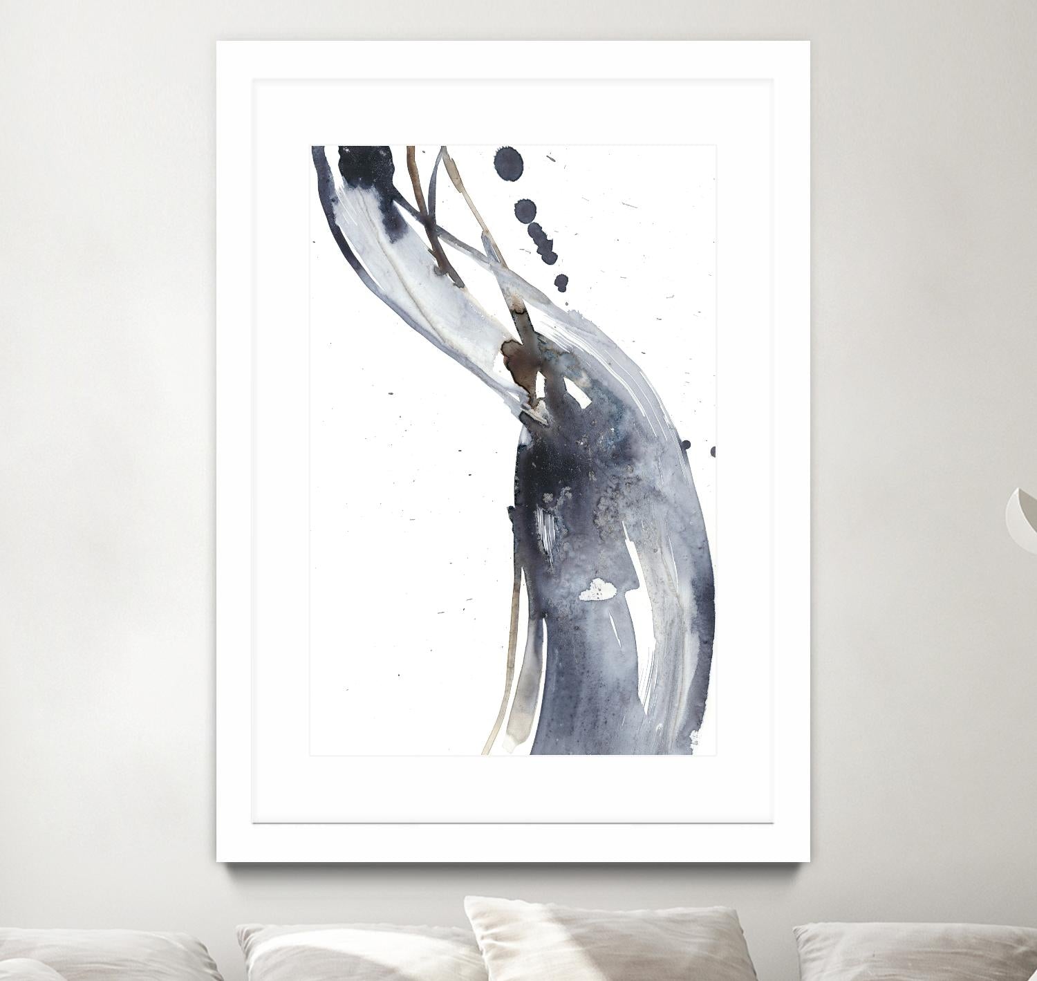 Paynes Twist I by Jennifer Goldberger on GIANT ART - neutral abstract