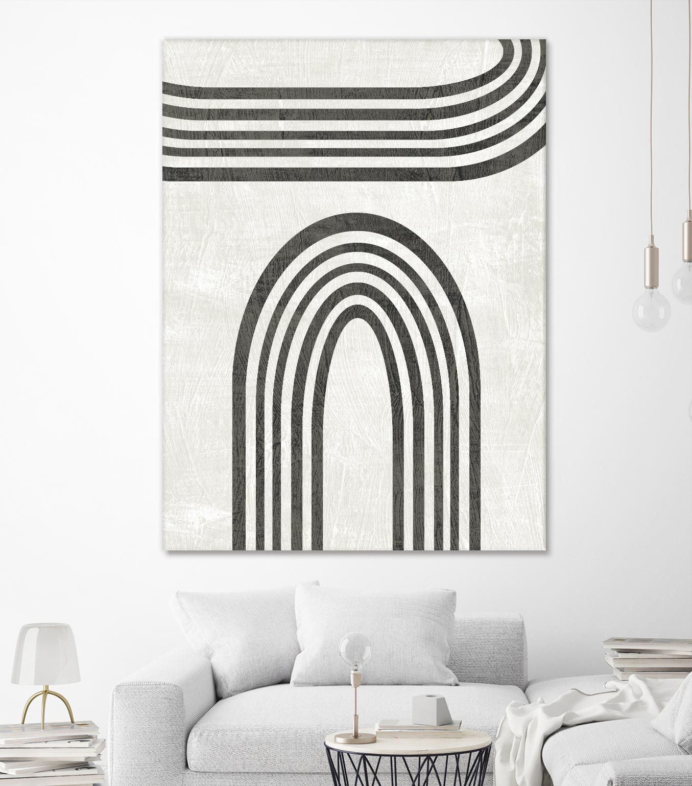 Modern Arc III by June Erica Vess on GIANT ART - neutral abstract